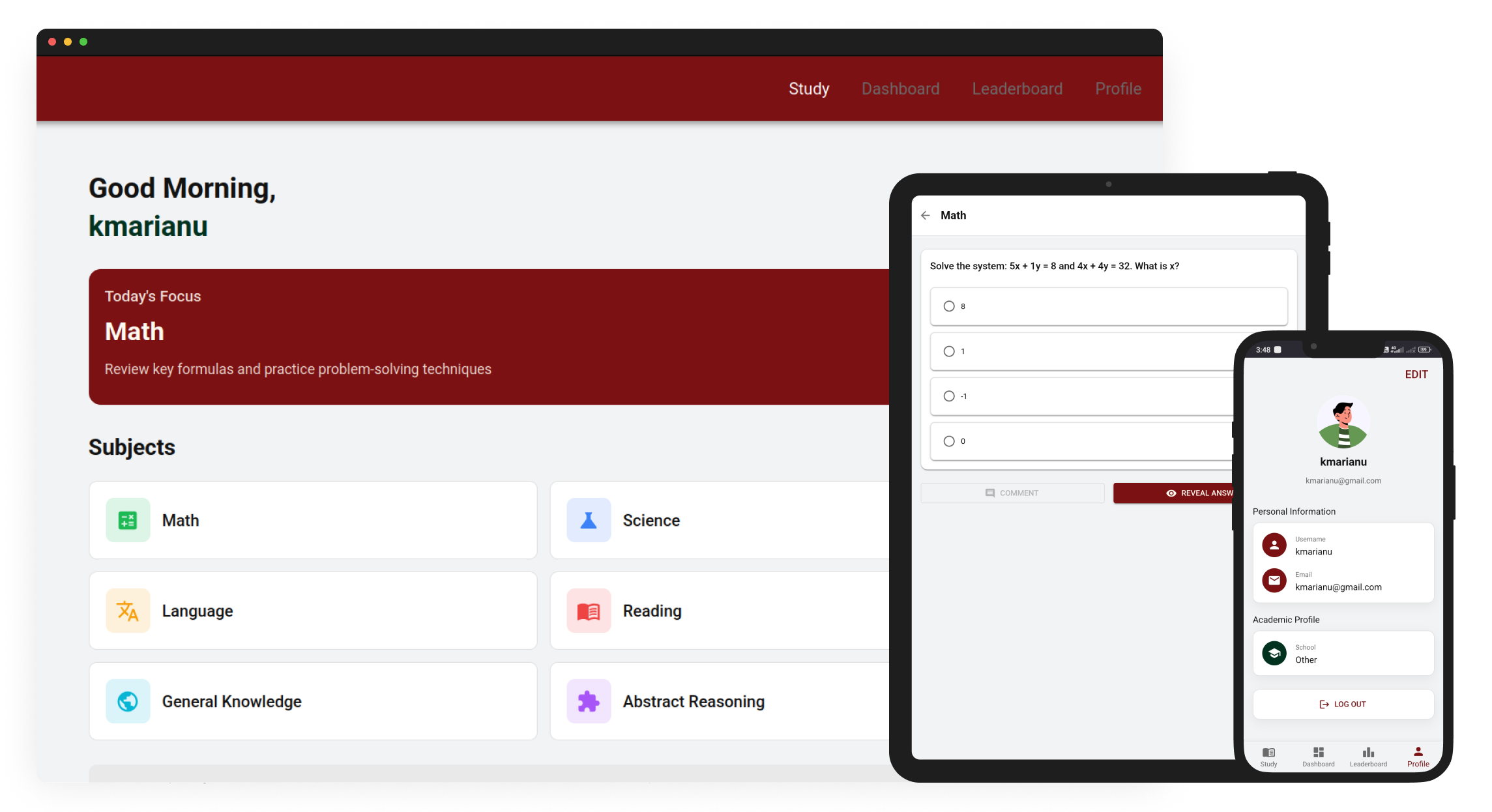 Iskolar.app Mockup